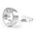 Per Logitech G29 G920 G923 Adattatore per volante da gioco da 70 mm (argento) Per Logitech G29 G920 G923 Adattatore per volante da gioco da 70 mm (argento)