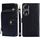 Custodia per cellulare in pelle con cerniera per Honor 90 5G (nera)