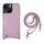 Per iPhone 14 Fish Tail Card Slot PU + Custodia per telefono in TPU con cordino lungo (viola) Per iPhone 14 Fish Tail Card Slot PU + Custodia per telefono in TPU con cordino lungo (viola)