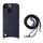Per iPhone 13 Fish Tail Card Slot PU + Custodia per telefono in TPU con cordino lungo (blu scuro) Per iPhone 13 Fish Tail Card Slot PU + Custodia per telefono in TPU con cordino lungo (blu scuro)