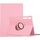 Per Samsung Galaxy Tab S9+ Custodia per tablet in pelle con supporto di rotazione a 360 gradi (rosa) Per Samsung Galaxy Tab S9+ Custodia per tablet in pelle con supporto di rotazione a 360 gradi (rosa)