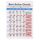 Copper Paper Guitar Chord Fingering Exercise Chart(Large)