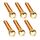 6 PZ Chitarra Immersione Cappucci Per Chitarra Citrimine Di Rame Puro, Stile: Testa Di Cristallo (Bianco) 6 PZ Chitarra Immersione Cappucci Per Chitarra Citrimine Di Rame Puro, Stile: Testa Di Cristallo (Bianco)
