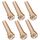 6 pezzi di tappi per chitarra con citrimini in rame puro, stile: Big Diamond (oro) 6 pezzi di tappi per chitarra con citrimini in rame puro, stile: Big Diamond (oro)