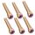 6 pezzi di tappi per chitarra con citrimini in rame puro, stile: grande diamante (viola) 6 pezzi di tappi per chitarra con citrimini in rame puro, stile: grande diamante (viola)
