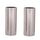 2 pezzi in acciaio inox tubo di scorrimento per chitarra Folk Slide Block, dimensioni: 51 mm (argento) 2 pezzi in acciaio inox tubo di scorrimento per chitarra Folk Slide Block, dimensioni: 51 mm (argento)