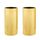 2 pezzi in acciaio inox tubo di scorrimento per chitarra Folk Slide Block, dimensioni: 51 mm (oro) 2 pezzi in acciaio inox tubo di scorrimento per chitarra Folk Slide Block, dimensioni: 51 mm (oro)