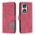 Custodia per telefono in pelle con texture romboidale con fibbia magnetica per Honor 90 5G (rossa) Custodia per telefono in pelle con texture romboidale con fibbia magnetica per Honor 90 5G (rossa)