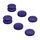 Per Steam Deck Console di gioco Joystick Cap Set Tappo pulsante combinato antiscivolo (viola) Per Steam Deck Console di gioco Joystick Cap Set Tappo pulsante combinato antiscivolo (viola)