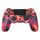 Per controller di gioco Bluetooth wireless PS4 con maniglia di gioco a doppia vibrazione con striscia luminosa (stella rossa) Per controller di gioco Bluetooth wireless PS4 con maniglia di gioco a doppia vibrazione con striscia luminosa (stella rossa)