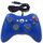 Per console XBOX 360 e PC Gamepad cablato USB a doppia vibrazione (blu)