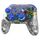 Per gamepad wireless a doppia vibrazione PS3 / PS4 con luci RGB (blu)