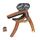 Galux GC501A Clip per chitarra acustica, clip in metallo per ukulele folk con custodia, colore: motivo legno scuro Galux GC501A Clip per chitarra acustica, clip in metallo per ukulele folk con custodia, colore: motivo legno scuro