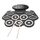 W562 Set di 7 tamburi spessi in silicone tamburi arrotolati a mano tamburi jazz strumenti a percussione tamburi elettronici W562 Set di 7 tamburi spessi in silicone tamburi arrotolati a mano tamburi jazz strumenti a percussione tamburi elettronici