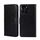 Custodia per cellulare in pelle con texture cristallo per Honor X6A 4G (nera)