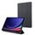 Per Samsung Galaxy Tab S9+ Custodia tablet in pelle TPU 3 pieghe in puro colore con slot per penna (blu scuro) Per Samsung Galaxy Tab S9+ Custodia tablet in pelle TPU 3 pieghe in puro colore con slot per penna (blu scuro)