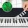 Guida alle note del pianoforte in silicone luminoso. Tastiera del pianoforte rimovibile, specifiche: testo a colori a 61 tasti Guida alle note del pianoforte in silicone luminoso. Tastiera del pianoforte rimovibile, specifiche: testo a colori a 61 tasti