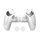 Per PS5 Gamepad Custodia protettiva in silicone Custodia morbida in silicone antiscivolo, Colore: bianco + 2 cappelli