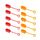 10 pz/pacco XT60 Batteria Al Litio Spina Coperchio di Protezione Spina Antipolvere Anti-ossidazione Copertura Isolante (Giallo + Rosso) 10 pz/pacco XT60 Batteria Al Litio Spina Coperchio di Protezione Spina Antipolvere Anti-ossidazione Copertura Isolante (Giallo + Rosso)