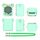 Custodia protettiva in silicone per macchina elettronica per animali domestici Bitzee (verde menta) Custodia protettiva in silicone per macchina elettronica per animali domestici Bitzee (verde menta)