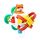 Baby Hand Grip Ball Early Learning Busy Ball Puzzle Sensoriale Rotante Giocattoli, Stile: Shiba Inu Baby Hand Grip Ball Early Learning Busy Ball Puzzle Sensoriale Rotante Giocattoli, Stile: Shiba Inu