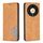 Custodia per telefono in pelle magnetica con texture romboidale per Honor X9b/Magic6 Lite 5G (giallo) Custodia per telefono in pelle magnetica con texture romboidale per Honor X9b/Magic6 Lite 5G (giallo)