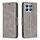 Per Honor X8b Custodia in pelle di agnello con texture in puro colore Flip (grigio) Per Honor X8b Custodia in pelle di agnello con texture in puro colore Flip (grigio)
