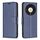 Per Honor X9b/Magic 6 Lite 5G Custodia in pelle di agnello con texture in puro colore (blu) Per Honor X9b/Magic 6 Lite 5G Custodia in pelle di agnello con texture in puro colore (blu)