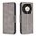 Per Honor X9b/Magic 6 Lite 5G Custodia in pelle di agnello con texture in puro colore (grigio) Per Honor X9b/Magic 6 Lite 5G Custodia in pelle di agnello con texture in puro colore (grigio)