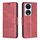 Per Honor X7b Custodia in pelle di agnello con texture in puro colore Flip (Rosso) Per Honor X7b Custodia in pelle di agnello con texture in puro colore Flip (Rosso)