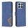 Custodia per telefono in pelle con trama romboidale con fibbia magnetica per Honor X8b (blu) Custodia per telefono in pelle con trama romboidale con fibbia magnetica per Honor X8b (blu)