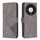 Custodia per telefono in pelle con texture rombo con fibbia magnetica per Honor X9b/Magic6 Lite 5G (grigio) Custodia per telefono in pelle con texture rombo con fibbia magnetica per Honor X9b/Magic6 Lite 5G (grigio)