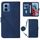 Per Motorola Moto G34 Custodia a tracolla in pelle con vibrazione 3D in rilievo (blu) Per Motorola Moto G34 Custodia a tracolla in pelle con vibrazione 3D in rilievo (blu)