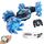 2.4G Gesture Sensor Twist Stunt RC Car Drift 4WD Climbing Transformation Toy Car con luci LED musicali, proporzione: 1:14 (blu) 2.4G Gesture Sensor Twist Stunt RC Car Drift 4WD Climbing Transformation Toy Car con luci LED musicali, proporzione: 1:14 (blu)