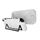 Per Nintendo Switch 2 PC + TPU Split Cover con pannello Set guscio protettivo (bianco) Per Nintendo Switch 2 PC + TPU Split Cover con pannello Set guscio protettivo (bianco)