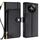 Custodia per telefono in pelle con cerniera per Realme 12 5G (nera)