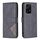Custodia per telefono in pelle con texture romboidale con fibbia magnetica per Honor 200 Lite (nera)