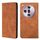 Per OPPO Find X7 5G Custodia per telefono in pelle magnetica Skin Feel (marrone chiaro) Per OPPO Find X7 5G Custodia per telefono in pelle magnetica Skin Feel (marrone chiaro)