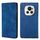 Custodia per telefono in pelle magnetica per Honor Magic6 Skin Feel (blu)