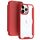 Custodia per telefono in pelle flip con adsorbimento e blocco RFID per iPhone 14 Pro (rossa) Custodia per telefono in pelle flip con adsorbimento e blocco RFID per iPhone 14 Pro (rossa)