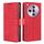 Per OPPO Find X7 5G Skin Feel Custodia per telefono in pelle con chiusura magnetica in coccodrillo (Rosso) Per OPPO Find X7 5G Skin Feel Custodia per telefono in pelle con chiusura magnetica in coccodrillo (Rosso)