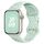 Per Apple Watch Series 7 Cinturino in silicone mimetico con fibbia a farfalla stile foro da 41 mm (menta chiara) Per Apple Watch Series 7 Cinturino in silicone mimetico con fibbia a farfalla stile foro da 41 mm (menta chiara)