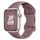 Per Apple Watch SE cinturino in silicone mimetico con fibbia a farfalla stile foro da 40 mm (viola fumo) Per Apple Watch SE cinturino in silicone mimetico con fibbia a farfalla stile foro da 40 mm (viola fumo)