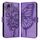 Custodia per telefono in pelle con farfalla in rilievo TCL 201 (viola chiaro) Custodia per telefono in pelle con farfalla in rilievo TCL 201 (viola chiaro)