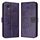 Custodia per telefono in pelle con farfalla goffrata per TCL 201 (viola scuro) Custodia per telefono in pelle con farfalla goffrata per TCL 201 (viola scuro)