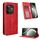 Custodia in pelle con texture retrò e fibbia magnetica per Realme GT Neo6 SE 5G (rossa) Custodia in pelle con texture retrò e fibbia magnetica per Realme GT Neo6 SE 5G (rossa)