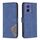 Per Motorola Moto G85 Custodia in pelle con fibbia magnetica con texture romboidale (blu) Per Motorola Moto G85 Custodia in pelle con fibbia magnetica con texture romboidale (blu)