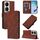 Custodia per telefono in pelle con custodia a tracolla in rilievo 3D per Honor Play 50 Plus (marrone) Custodia per telefono in pelle con custodia a tracolla in rilievo 3D per Honor Play 50 Plus (marrone)