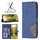 Custodia per telefono in pelle con trama romboidale con fibbia magnetica per Honor 200 Pro (blu) Custodia per telefono in pelle con trama romboidale con fibbia magnetica per Honor 200 Pro (blu)