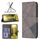 Custodia per telefono in pelle con texture romboidale con fibbia magnetica per Honor 200 Pro (grigio) Custodia per telefono in pelle con texture romboidale con fibbia magnetica per Honor 200 Pro (grigio)
